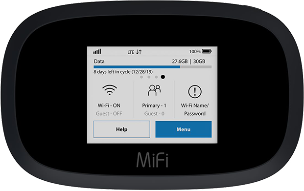 Inseego MiFi 8000 - Black  (Product view 1)