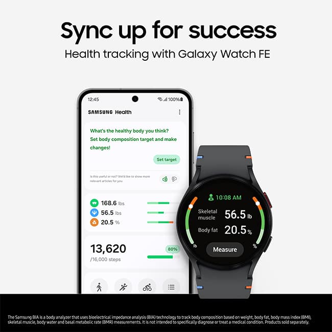 Samsung Galaxy Watch FE - Black  (Product view 5)