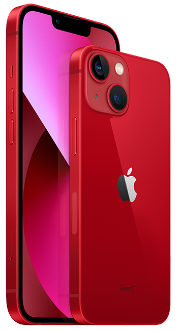 Apple iPhone 13 - Product(Red)  (Product view 3)
