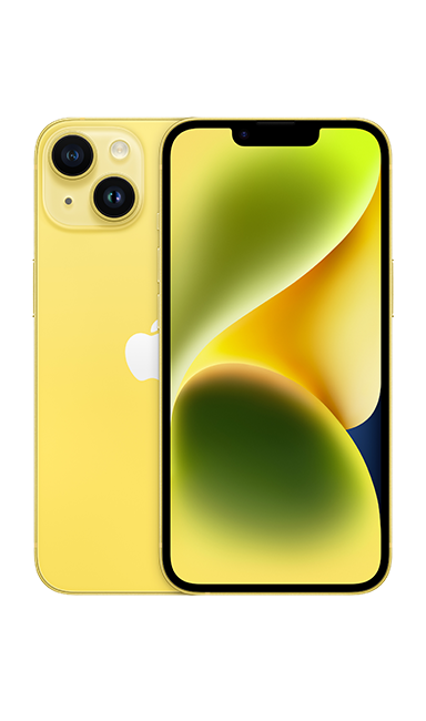 Apple iPhone 14 - Yellow  (Product view 1)