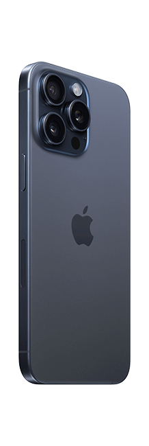 Apple iPhone 15 Pro Max - Blue Titanium  (Product view 3)