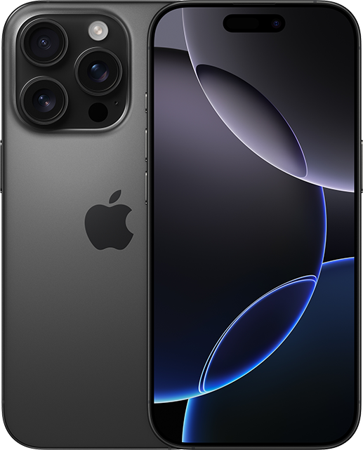 Apple iPhone 16 Pro - Black Titanium  (Product view 1)