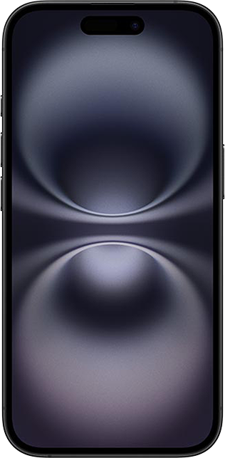 Apple iPhone 16 - Black  (Product view 1)