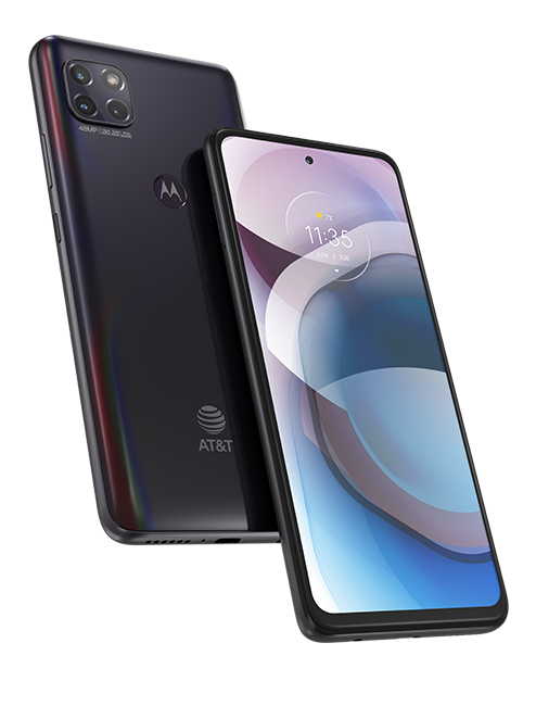 motorola one 5G ace - AT&T PREPAID - Volcanic Gray  (Product view 9)