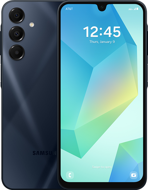 Samsung Galaxy A16 5G - Blue Black  (Product view 1)