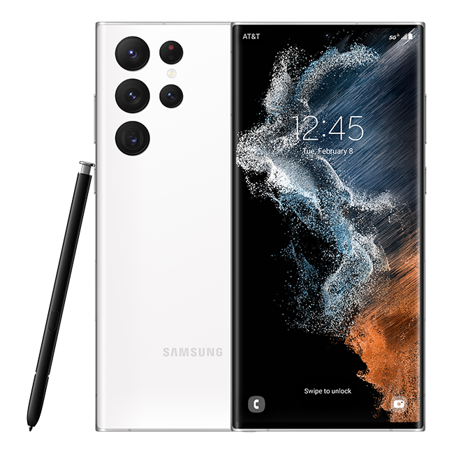 Samsung Galaxy S22 Ultra - Phantom White  (Product view 10)