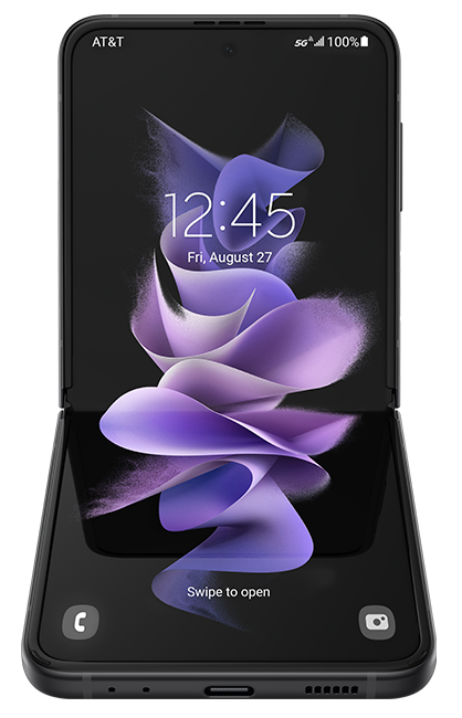 Samsung Galaxy Z Flip3 5G - Phantom Black  (Product view 2)