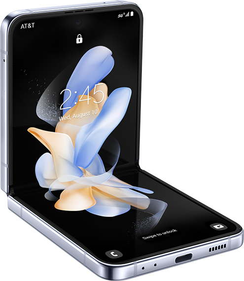 Samsung Galaxy Z Flip4 - Blue  (Product view 1)