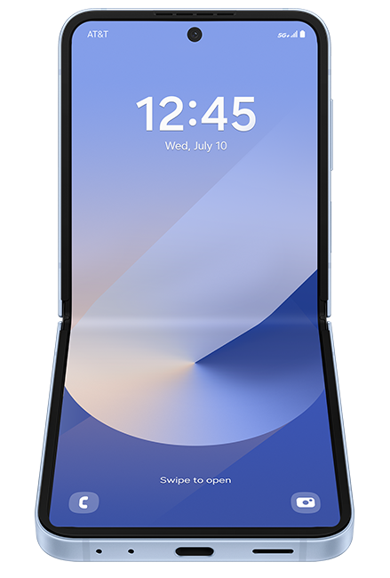 Samsung Galaxy Z Flip6 - Blue  (Product view 2)