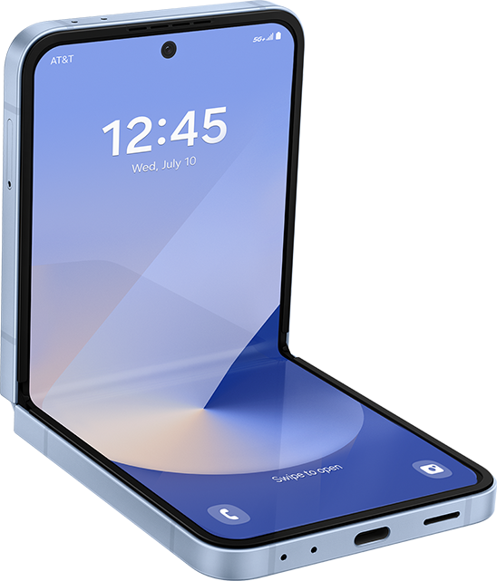 Samsung Galaxy Z Flip6 - Blue  (Product view 1)