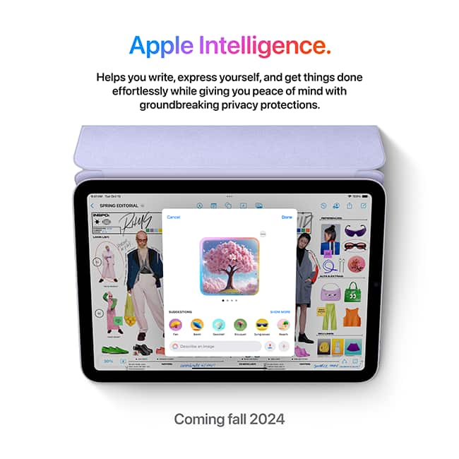 Apple iPad mini (2024) - Purple  (Product view 6)