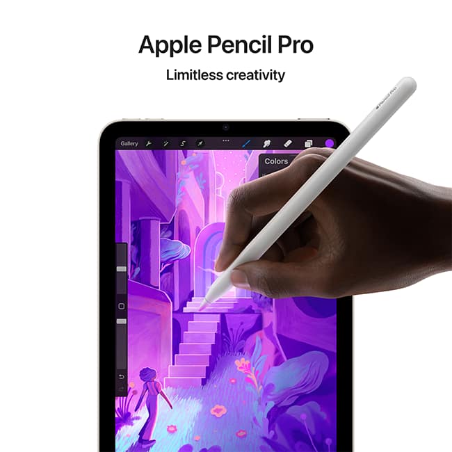 Apple iPad mini (2024) - Purple  (Product view 7)