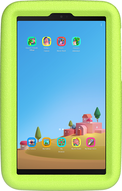 Samsung Galaxy Tab A7 Lite Kids Edition - Gray  (Product view 1)