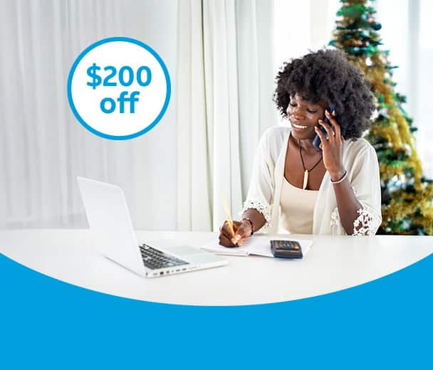  Get $200 off per line 