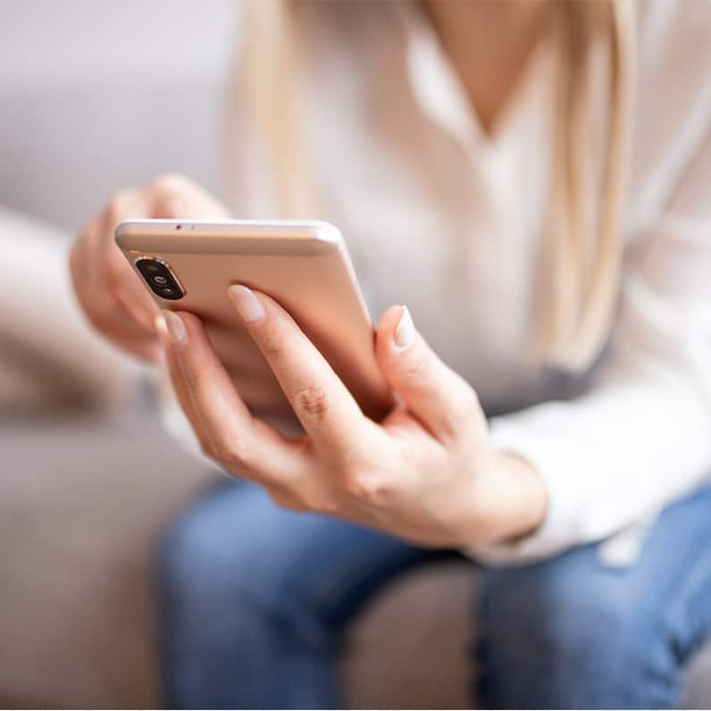 Mobile with broken display